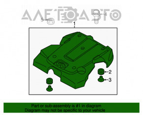 Накладка двигателя Infiniti G25 G35 4d 06-14