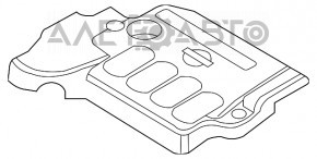 Накладка двигателя Nissan Altima 13-18 2.5