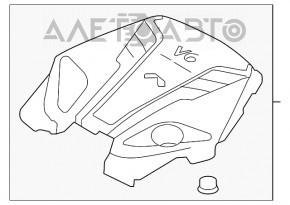 Capacul motorului Infiniti Q50 16-18 3.0