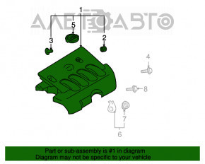 Capacul motorului Nissan Versa 1.8 10-12