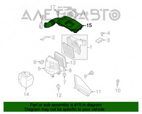 Conducta de aer Subaru Outback 10-14 2.5