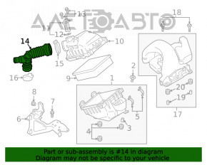 Conducta de aer Mitsubishi Eclipse Cross 18-