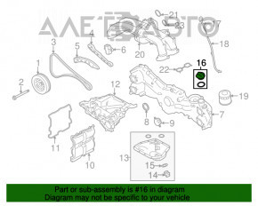 Capacul gâtului de umplere a uleiului pentru Subaru Forester 19- SK 2.5 FB25D