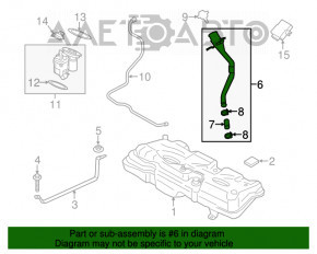 Заливная горловина топливного бака Mini Cooper F56 3d 14-