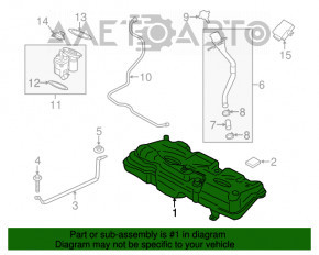 Rezervor de combustibil Mini Cooper F56 3d 14-