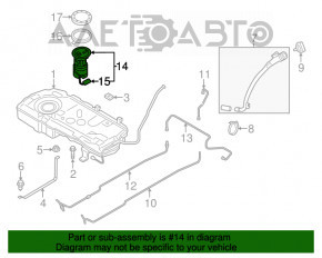 Топливный насос бензонасос Mini Cooper Countryman R60 10-16