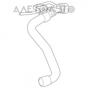 Furtunul de răcire superior al radiatorului Toyota Rav4 13-18