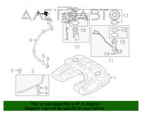 Крышка заливной горловины бензобака BMW X5 F15 14-18