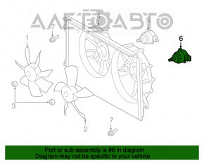 Motorul ventilatorului de răcire stânga pentru Lexus ES300 ES330