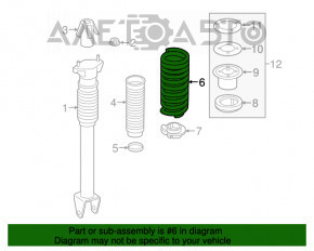 Arc spate stânga Mercedes W164 ML