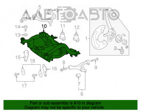 Подрамник передний Mercedes X164 GL W164 ML