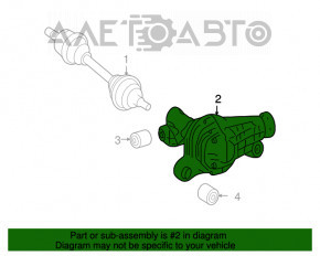 Reductorul frontal Mercedes W164 ML 3.9