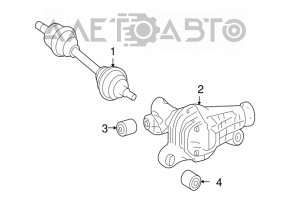 Reductorul frontal Mercedes W164 ML 3.9