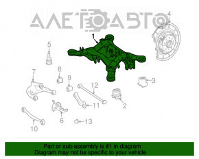 Подрамник задний Mercedes W164 ML X164 GL