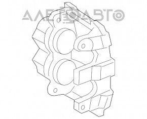 Suportul frontal stânga Mercedes W164 ML X164 GL W251 R cu 2 pistoane.