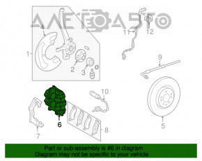 Suport dreapta față Mercedes W164 ML X164 GL W251 R cu 2 pistoane