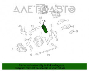 Canistra cu absorbant de cărbune Mercedes X164 GL W164 ML W251 R benzina.