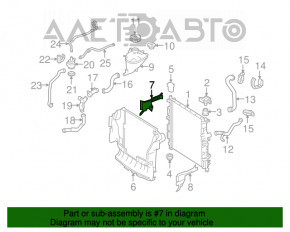 Grila radiatorului dreapta Mercedes W164 ML M272 M273