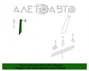 Panoul lateral spate stânga al ușii Mercedes X164 GL 07-12