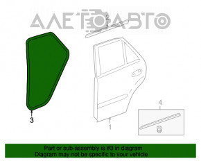 Уплотнитель двери задней левой Mercedes W164 ML