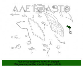 Mânerul ușii portbagajului exterior Mercedes X164 GL