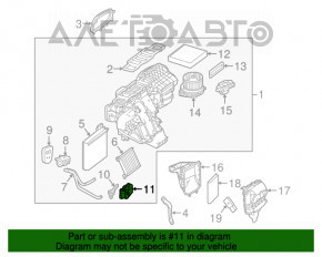 Актуатор моторчик привод печки вентиляция Mercedes W164 ML