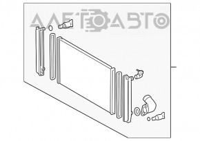 Radiator de apă de răcire Toyota Sienna 04-10