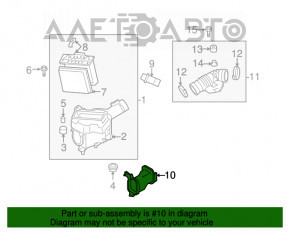 Receptor de aer stânga Infiniti G25 G35 G37 4d 06-14