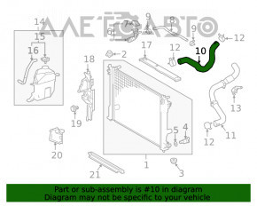 Furtunul de răcire dreapta Toyota Camry v70 18-