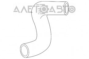 Furtunul de răcire inferior Toyota Rav4 13-18 nou OEM original