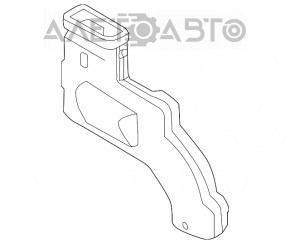 Conducta de aer Nissan Rogue 14-20, filtru-colector de gunoi nou OEM original