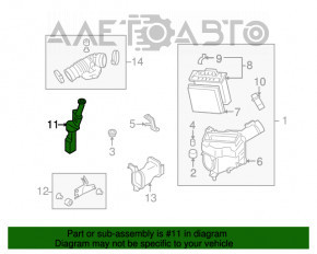 Rezonatorul filtrului de aer dreapta pentru Infiniti G35 G37 4d 06-09