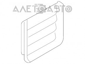 Placă de ventilație stânga Mercedes W164 ML