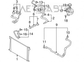 Radiator de răcire apă Mini Cooper Countryman R60 10-16 1.6