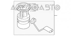 Pompă de combustibil, pompă de benzină Nissan Murano z51 09-14