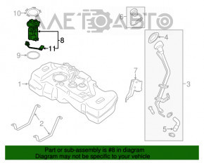 Pompă de combustibil Nissan Sentra 13-19 1.8