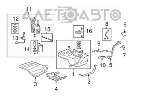 Pompă de combustibil, pompă de benzină Acura MDX 07-13 3.7