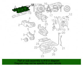 Colector de admisie din fier pentru Lexus ES300 ES330