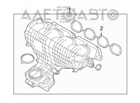 Colector de admisie Toyota Prius 30 10-15