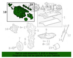 Colector de admisie Toyota Camry v70 18- nou original