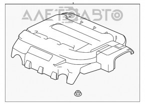 Capacul motorului Honda Accord 13-17 3.5 se potrivește cu fixare peste ruptură.