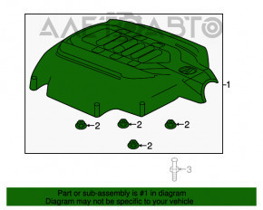 Накладка двигателя Acura MDX 14-20