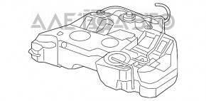 Топливный бак Nissan Maxima A36 16-18 3.5