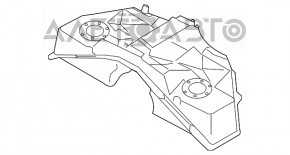 Rezervorul de combustibil al Infiniti Q50 16- 3.0