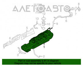 Rezervor de combustibil Infiniti JX35 QX60 13-