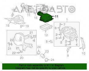 Корпус воздушного фильтра верхняя часть Honda Accord 18-22 1.5T