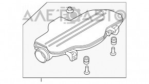 Rezonatorul de aer pentru Honda Accord 18-22 2.0 hibrid cu suportul rupt.