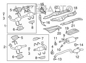 Silentioză spate Toyota Sequoia 08-16