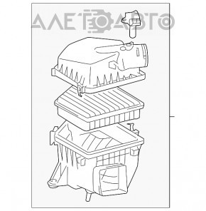 Корпус воздушного фильтра Lexus IS250 IS350 06-13