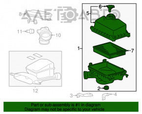 Corpul filtrului de aer Lexus ES300h 13-18